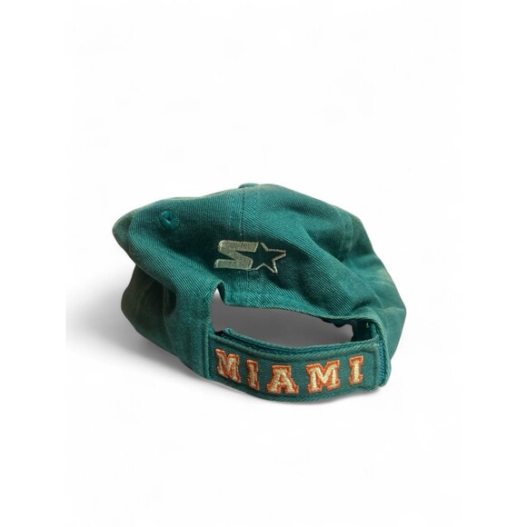 Miami Dolphins 100% Cotton Starter The Right Hat Embroidered Logo Baseball Hat - Picture 2 of 3
